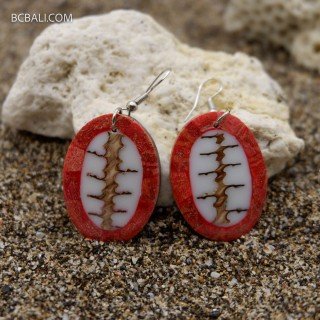 Handcrafted Shell Earrings High Quality Handmade in Bali